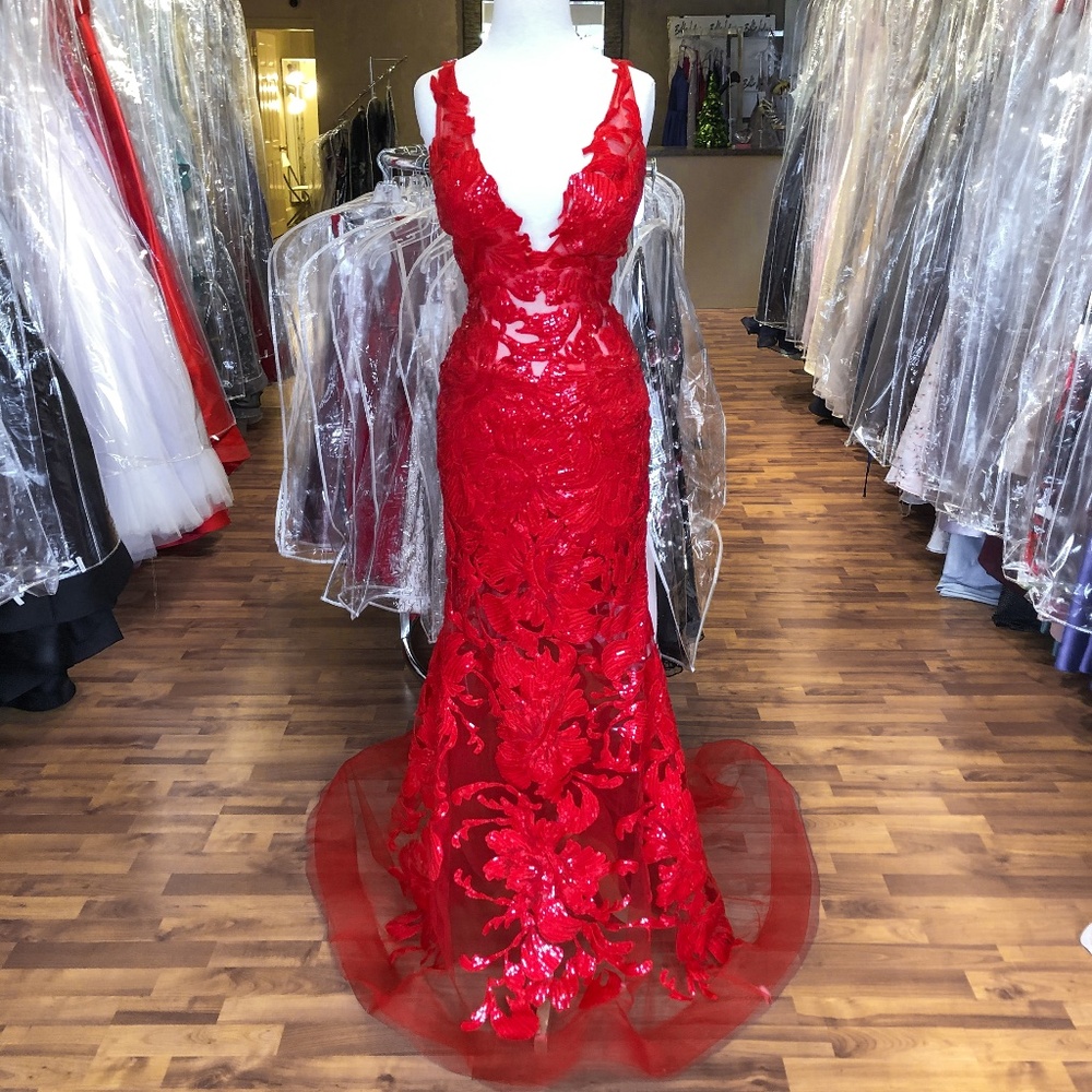 Red Jovani Prom Dress 60283
